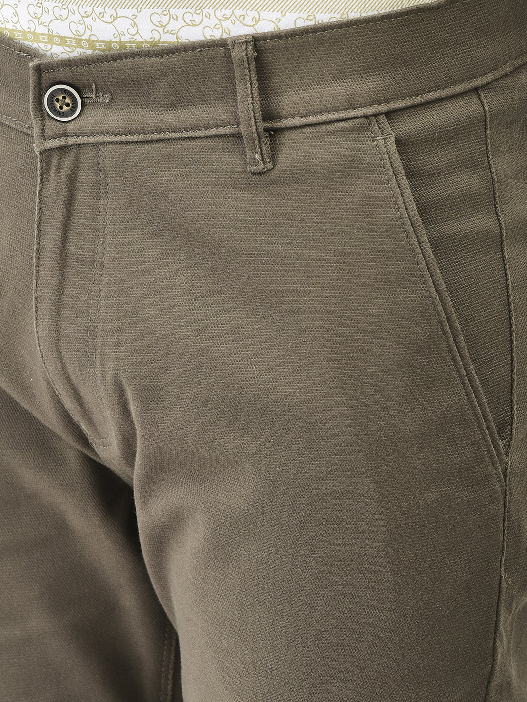 Olive Trousers-Men Trousers-Crimsoune Club