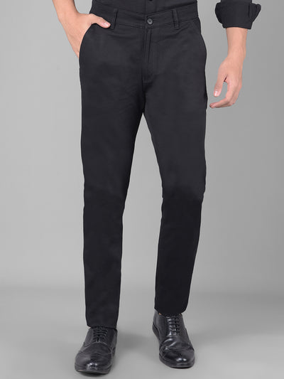 Black Trousers-Men Trousers-Crimsoune Club