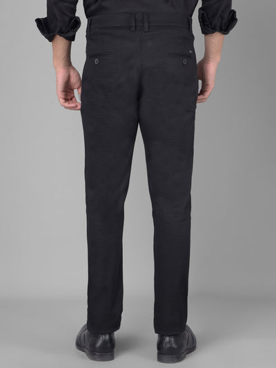 Black Trousers-Men Trousers-Crimsoune Club