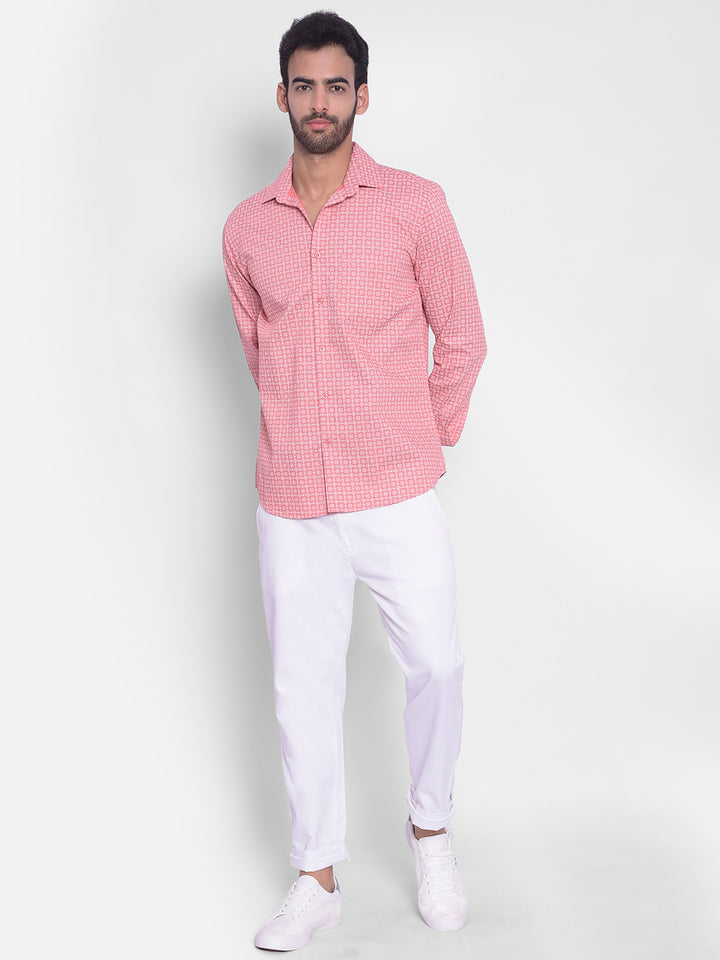 White Trousers-Men Trousers-Crimsoune Club