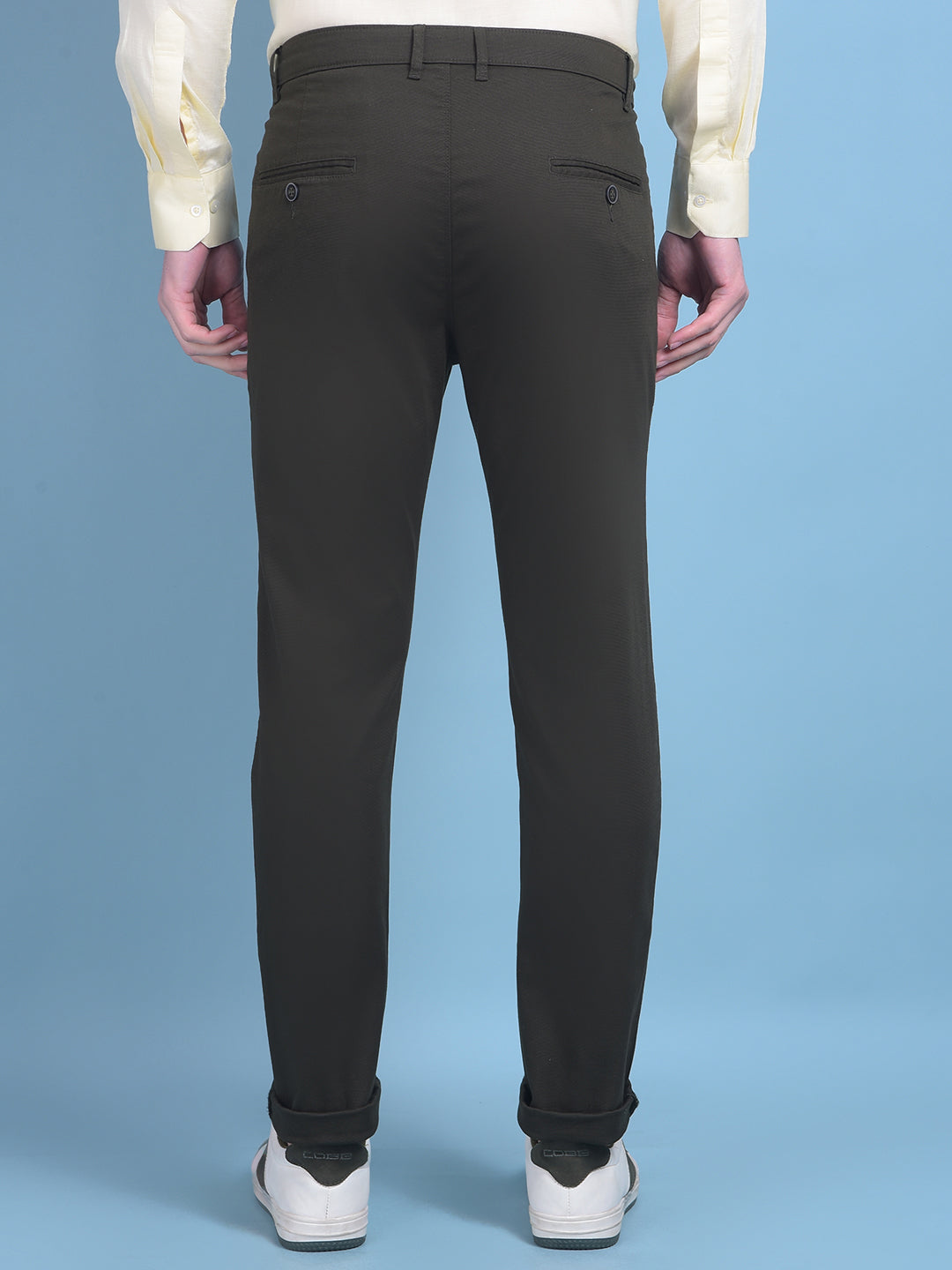 Brown Trousers-Men Trousers-Crimsoune Club
