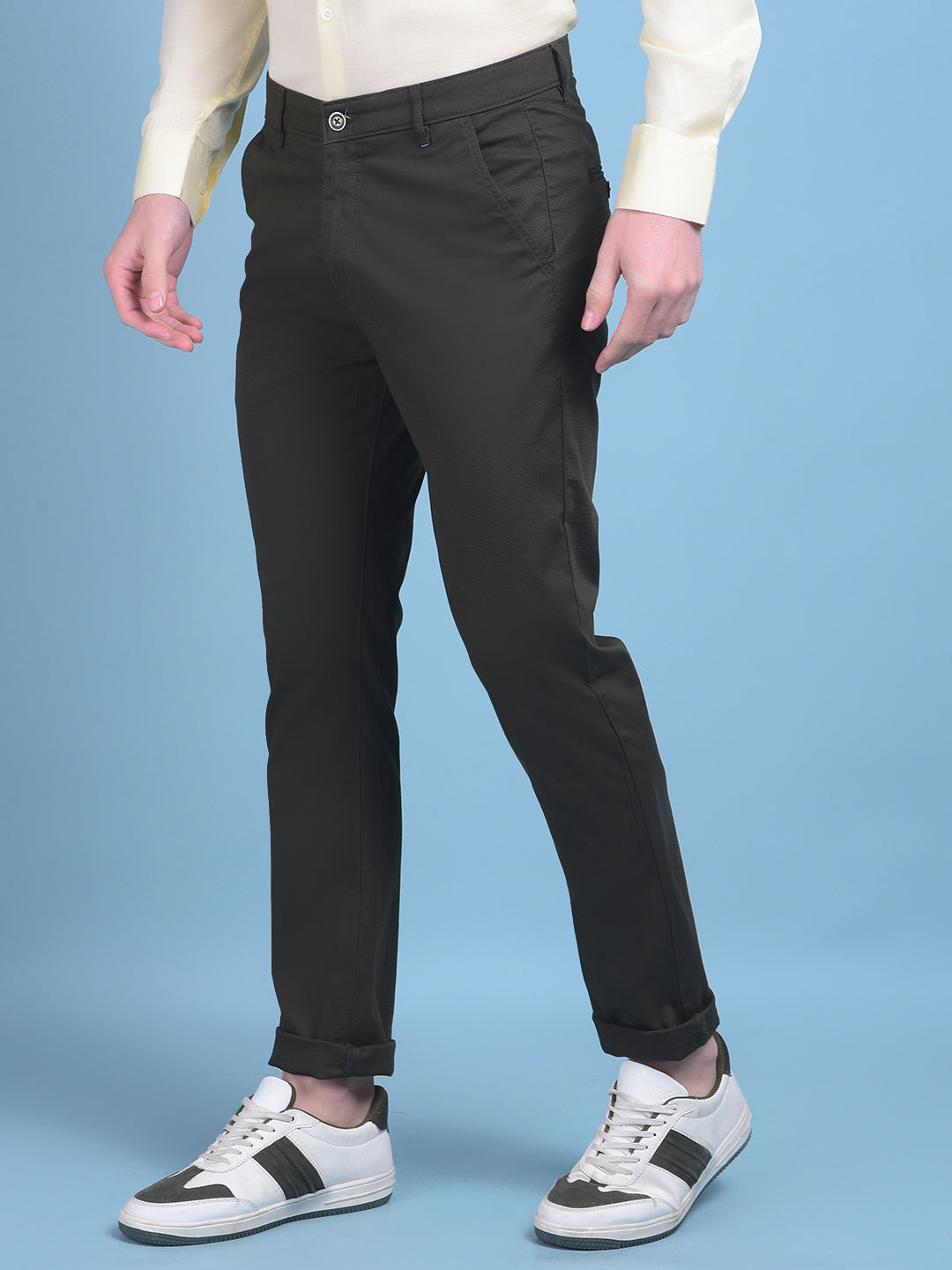 Brown Trousers-Men Trousers-Crimsoune Club