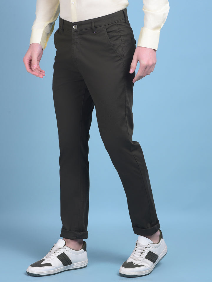 Brown Trousers-Men Trousers-Crimsoune Club