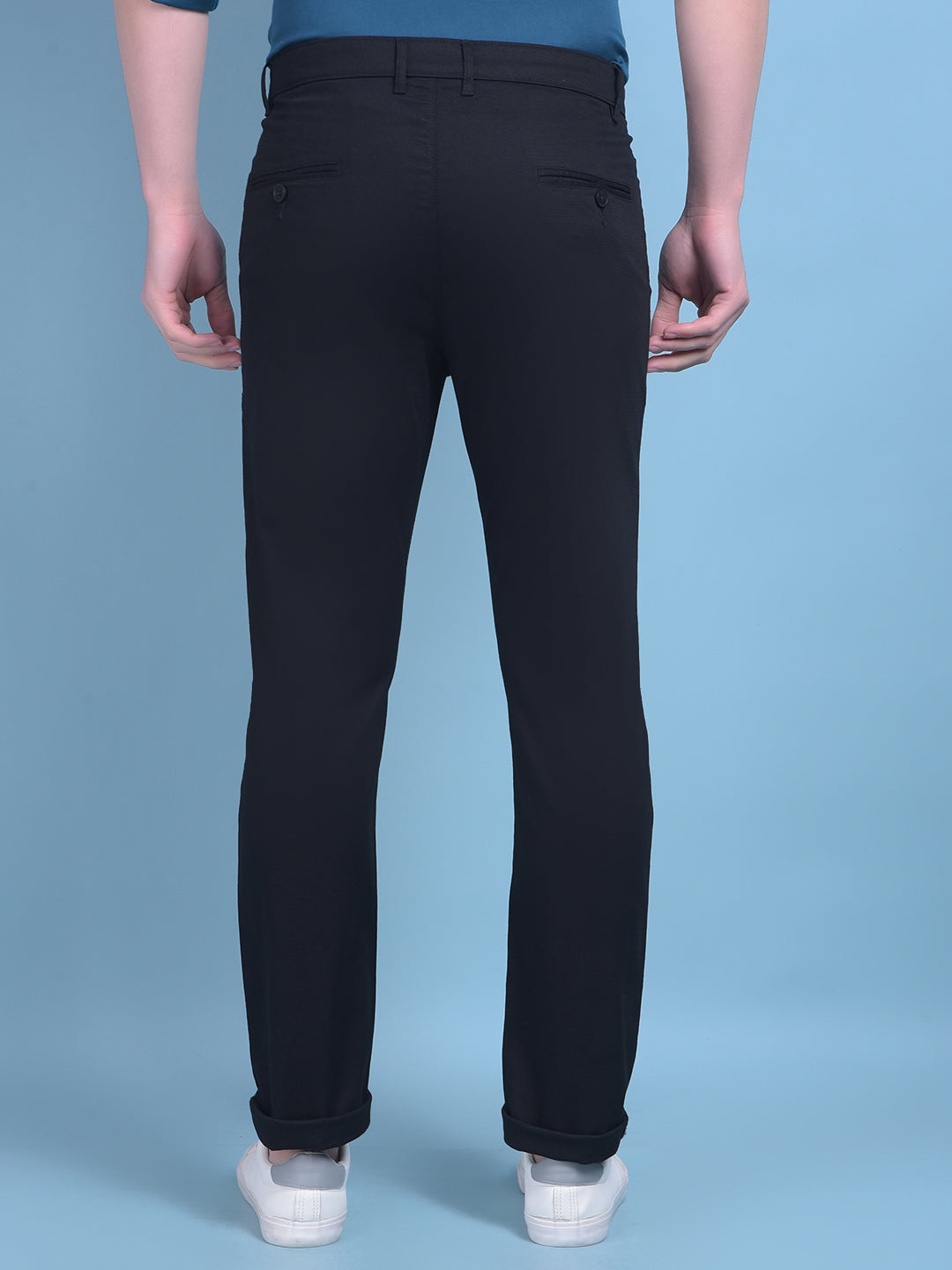 Black Trousers-Men Trousers-Crimsoune Club