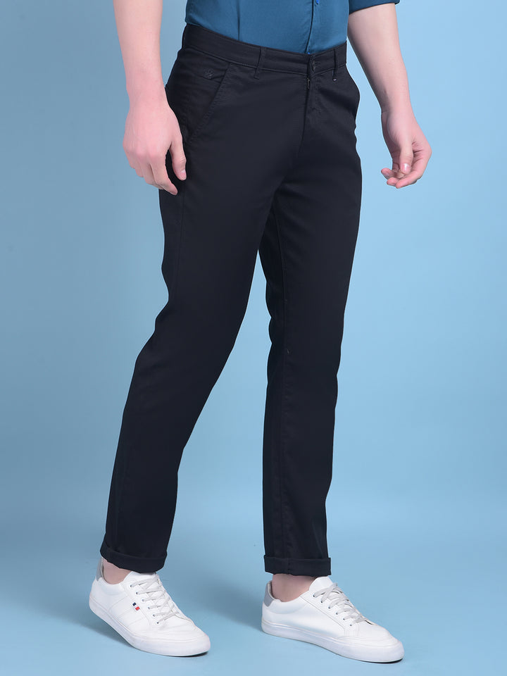 Black Trousers-Men Trousers-Crimsoune Club