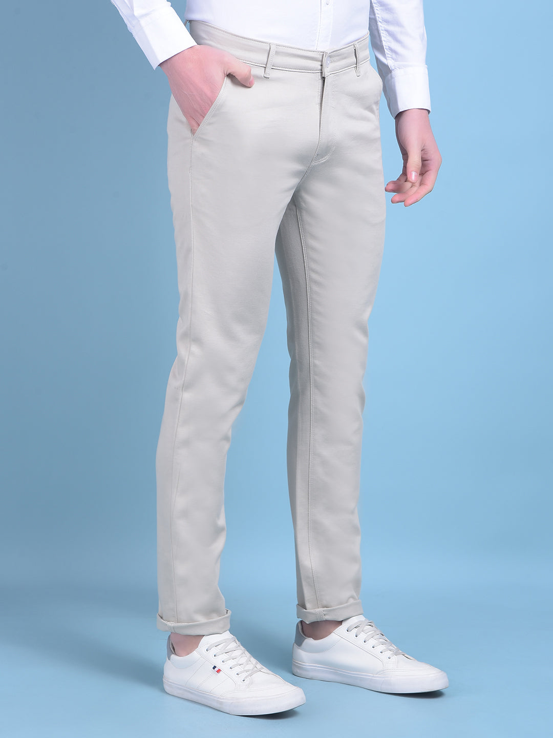 Grey Trousers-Men Trousers-Crimsoune Club