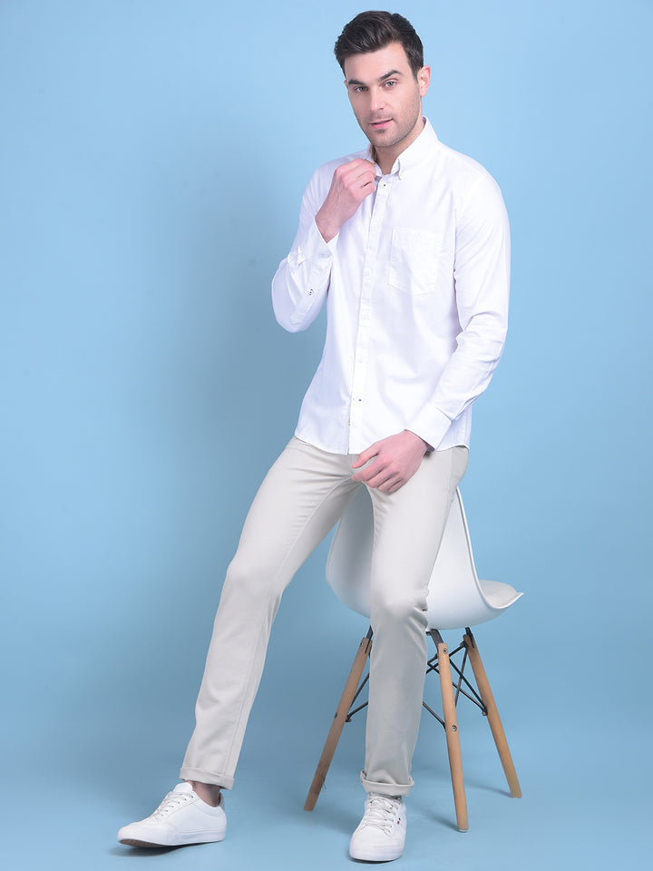 Grey Trousers-Men Trousers-Crimsoune Club