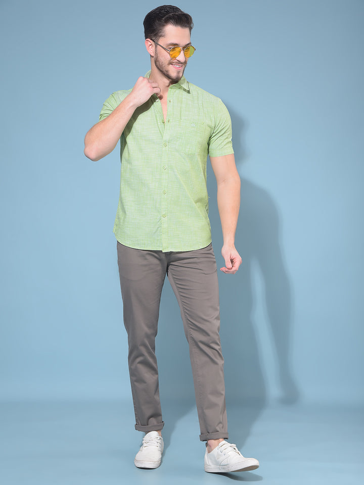 Grey Stretchable Trousers-Men Trousers-Crimsoune Club