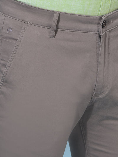 Grey Stretchable Trousers-Men Trousers-Crimsoune Club