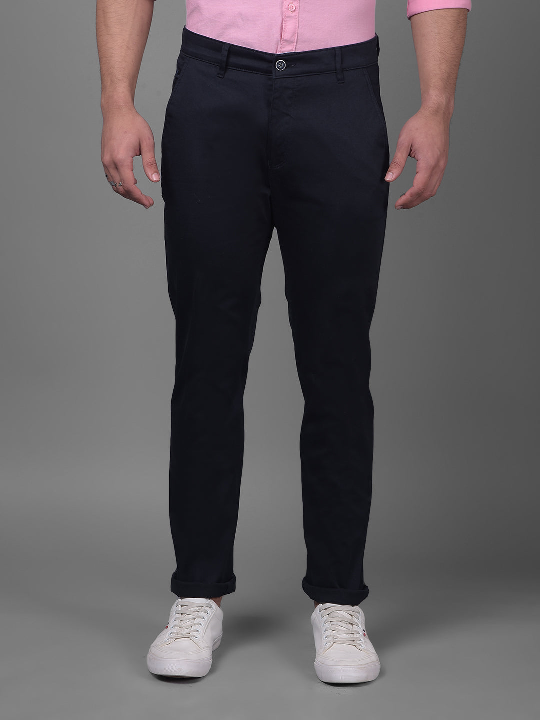 Blue Trousers-Men Trousers-Crimsoune Club