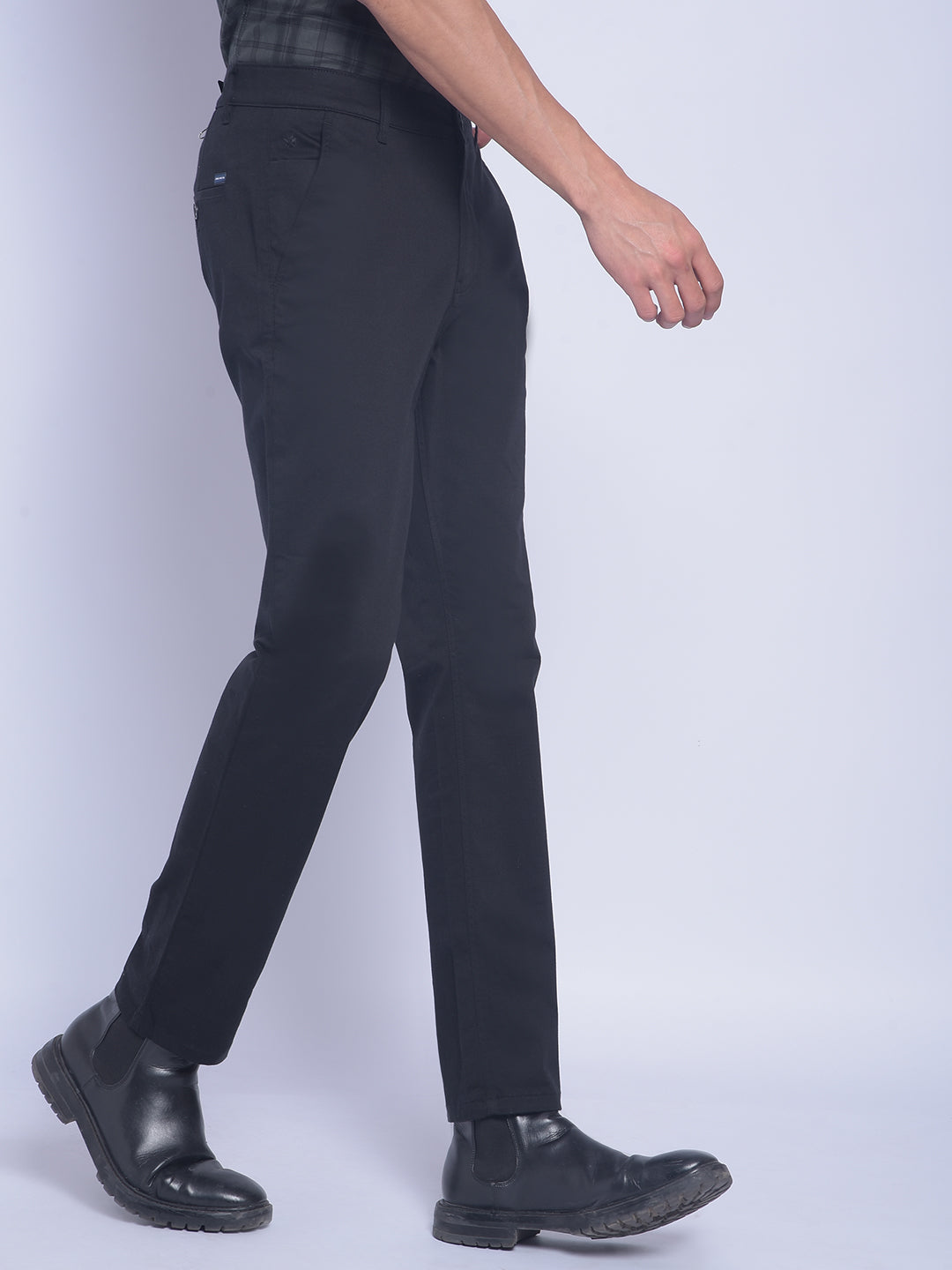 Black Trousers-Men Trousers-Crimsoune Club