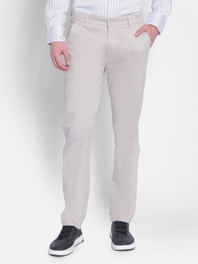 Grey Printed Trousers-Men Trousers-Crimsoune Club