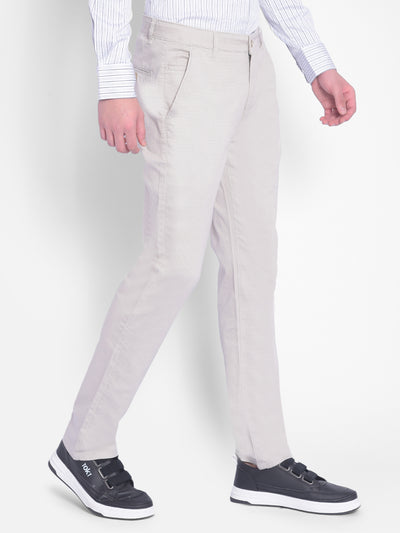 Grey Printed Trousers-Men Trousers-Crimsoune Club