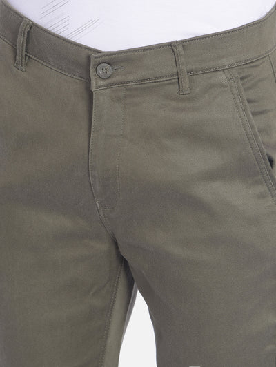 Olive Trousers-Men Trousers-Crimsoune Club