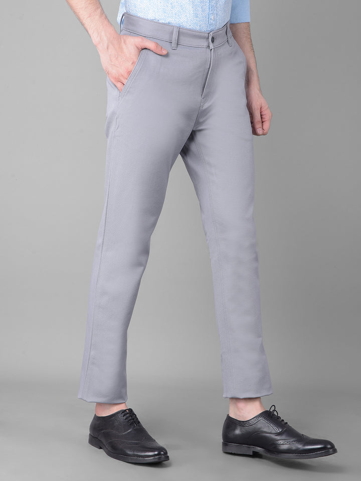 Grey Trousers-Men Trousers-Crimsoune Club
