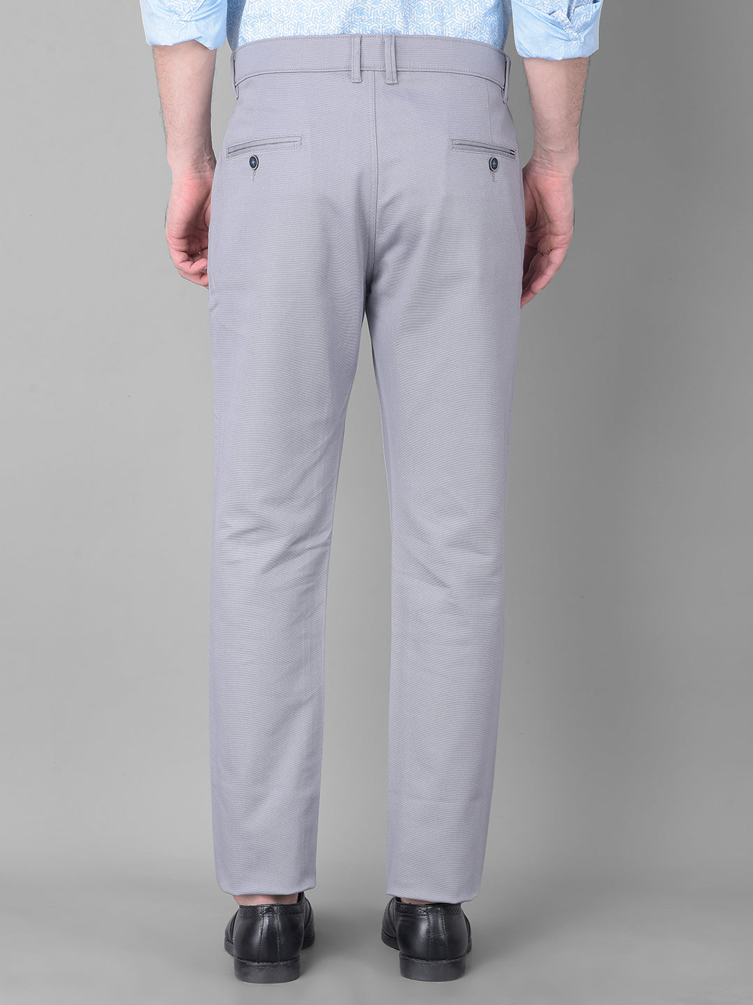 Grey Trousers-Men Trousers-Crimsoune Club