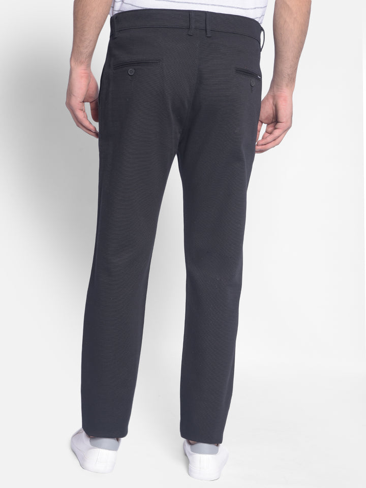Black Trousers-Men Trousers-Crimsoune Club