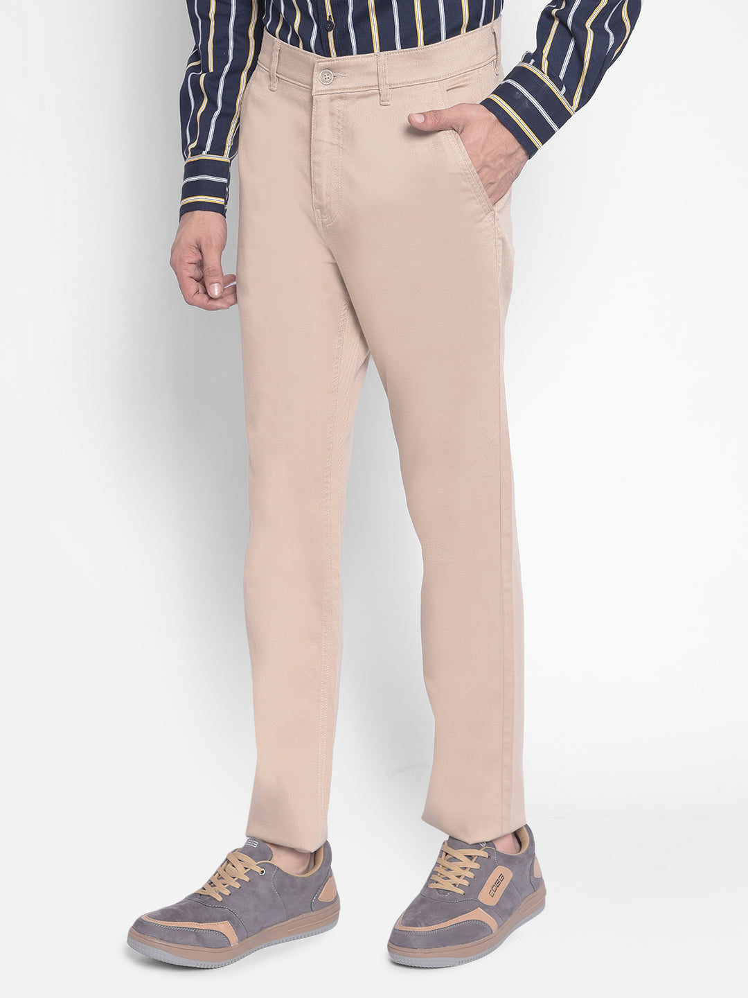 Grey Trousers-Men Trousers-Crimsoune Club