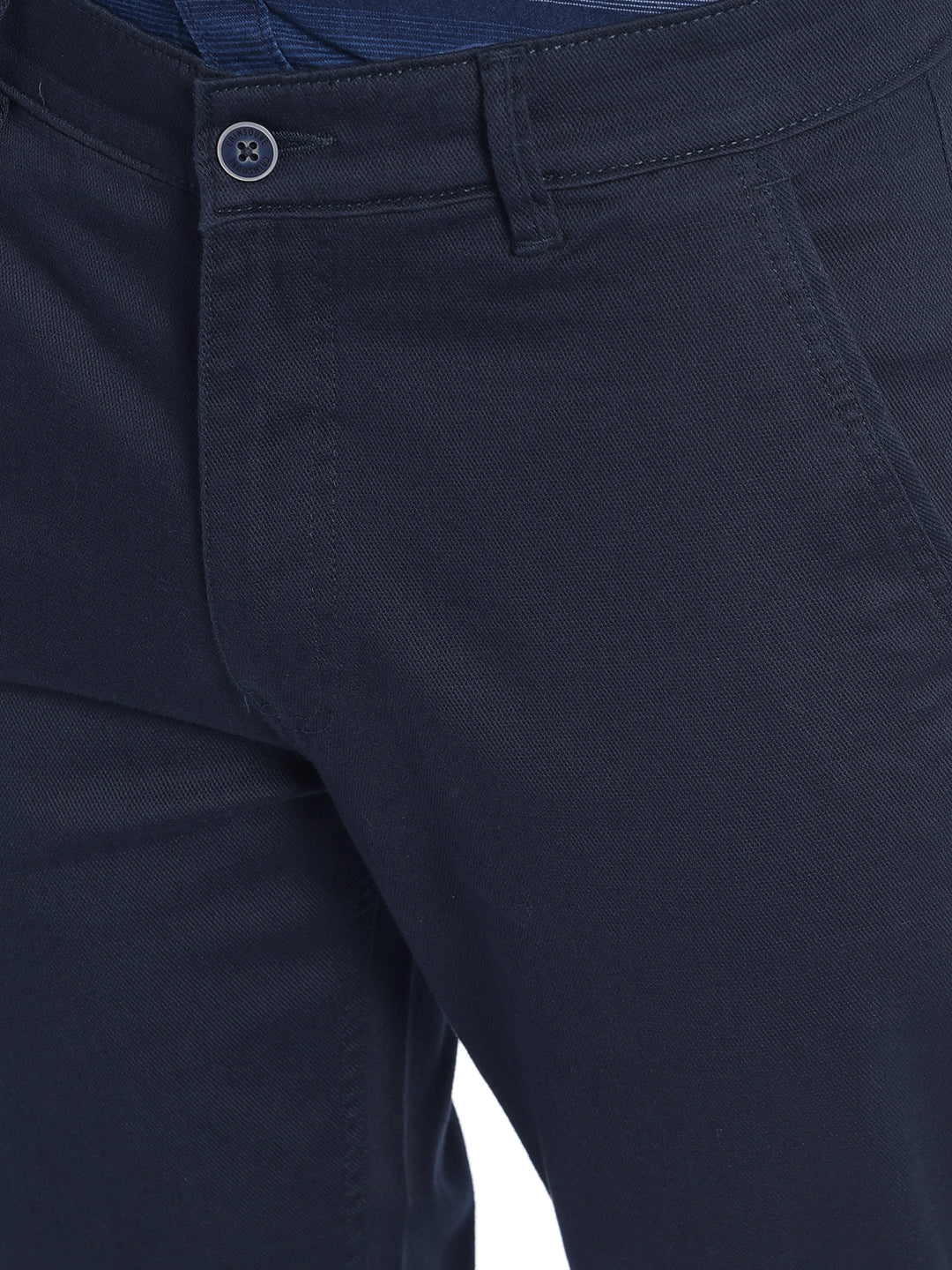 Navy Blue Trouser-Men Jeans-Crimsoune Club