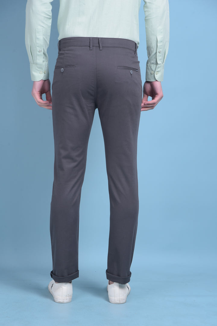 Grey Trousers-Men Trousers-Crimsoune Club
