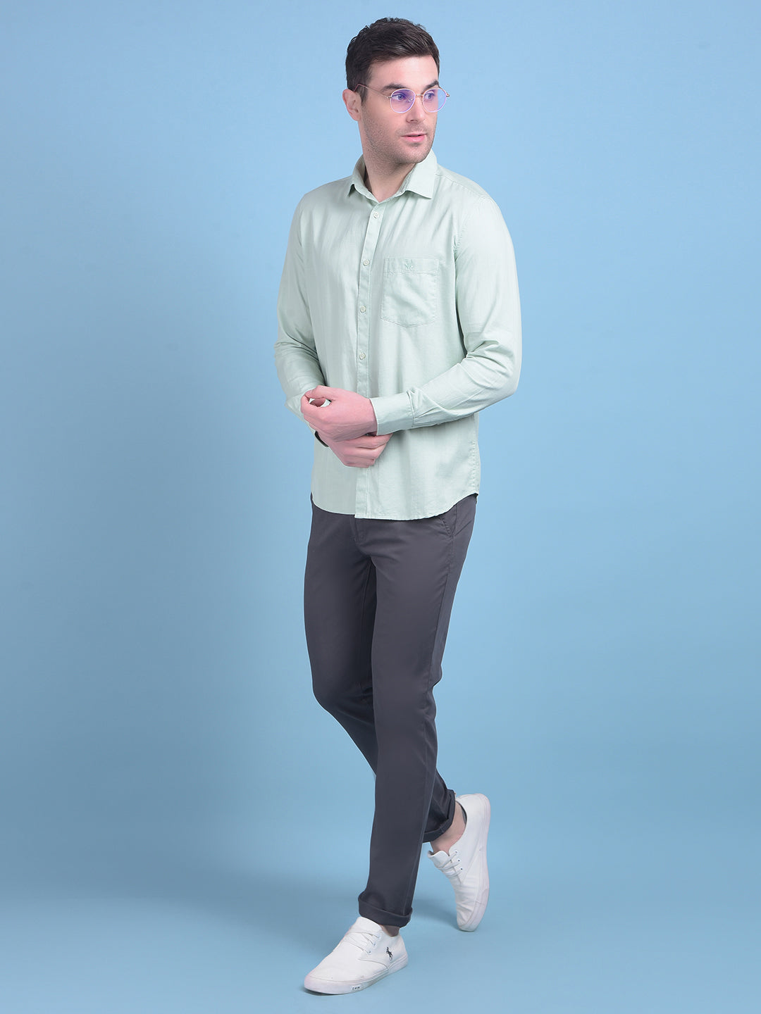Grey Trousers-Men Trousers-Crimsoune Club