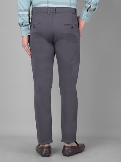 Grey Trousers-Men Trousers-Crimsoune Club