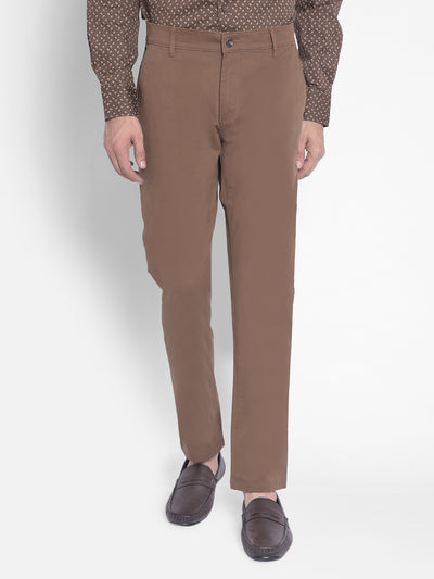 Brown Trousers-Men Trousers-Crimsoune Club