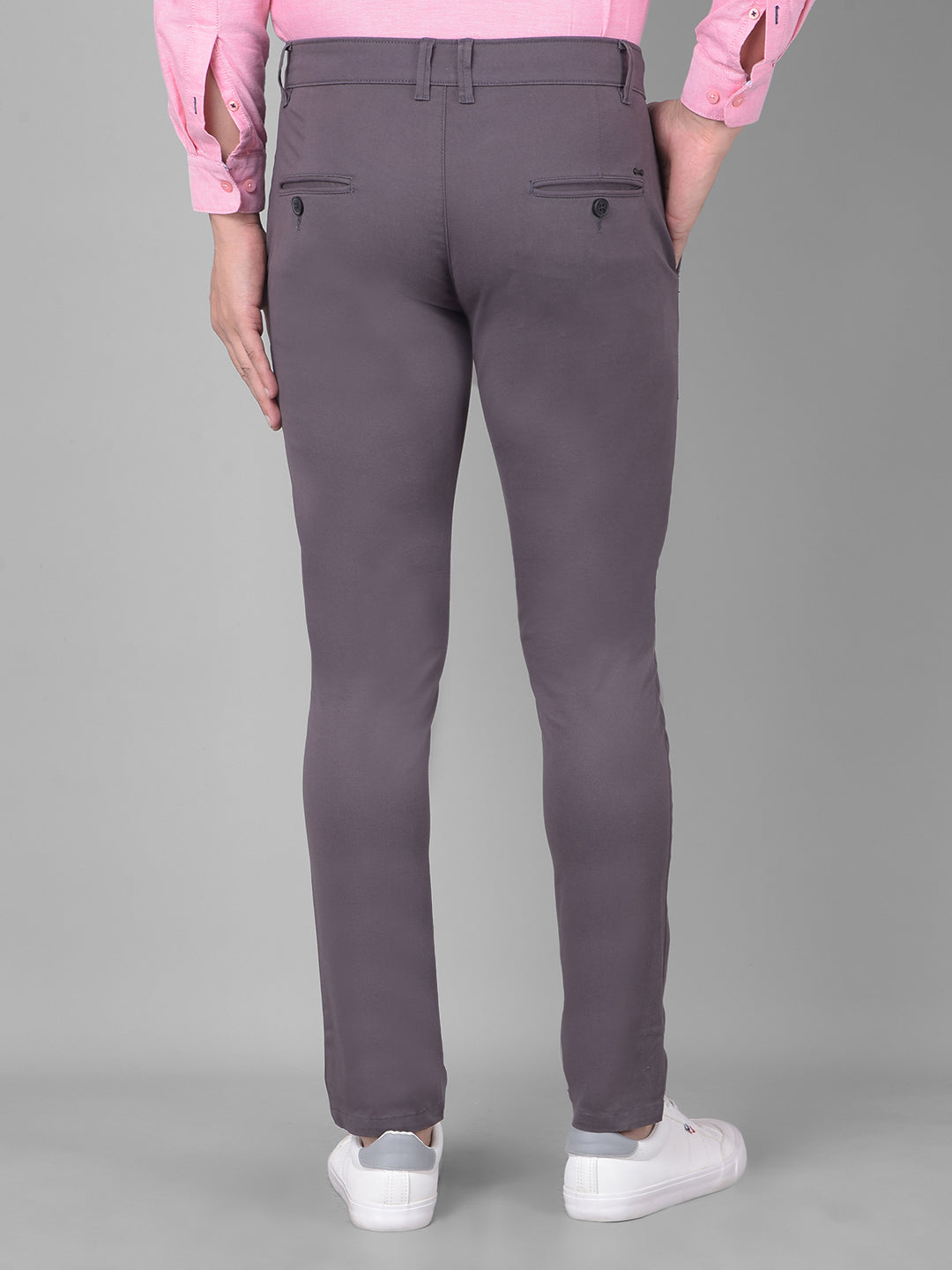 Grey Trousers-Men Trousers-Crimsoune Club