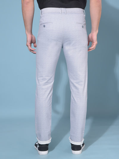 Blue Stretchable Trousers-Men Trousers-Crimsoune Club