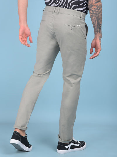 Olive Stretchable Trousers-Men Trousers-Crimsoune Club