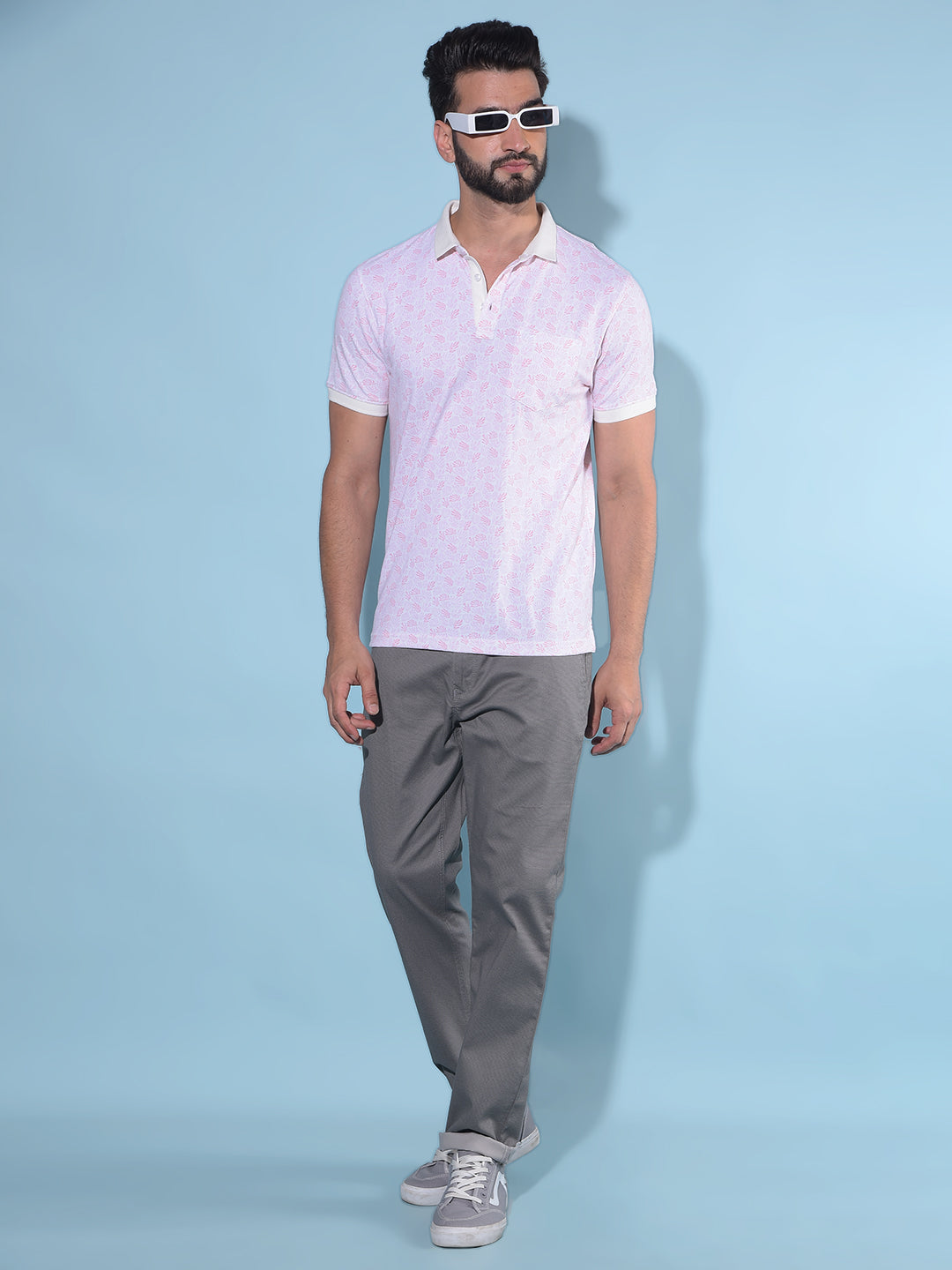 Grey Stretchable Trousers-Men Trousers-Crimsoune Club