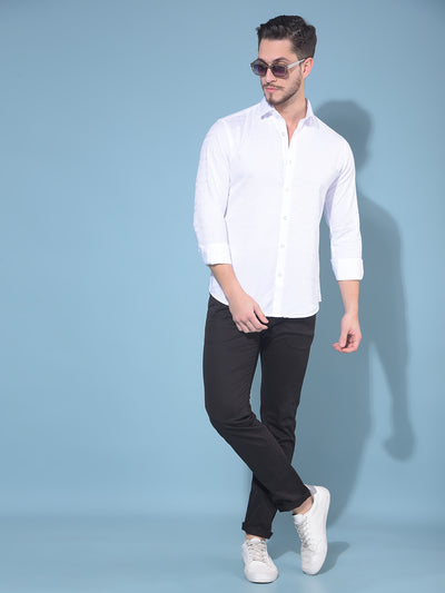 Black Stretchable Trousers-Men Trousers-Crimsoune Club
