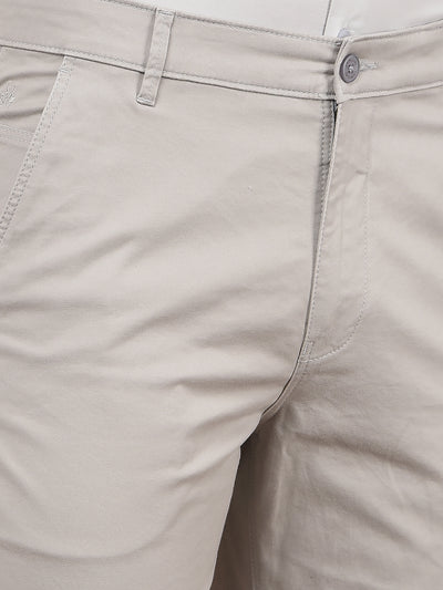 Grey Straight Trousers-Men Trousers-Crimsoune Club