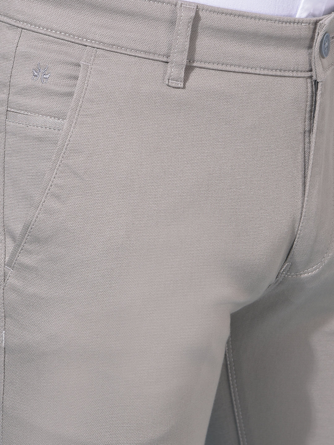 Grey Stretchable Trousers-Men Trousers-Crimsoune Club