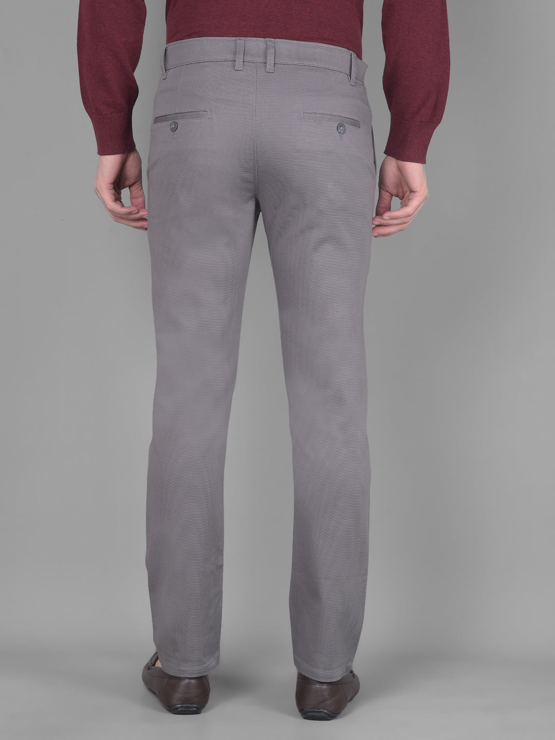 Grey Trousers-Men Trousers-Crimsoune Club