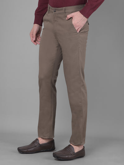 Brown Trousers-Men Trousers-Crimsoune Club