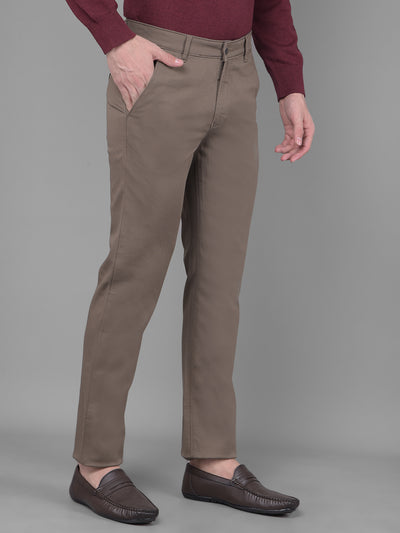 Brown Trousers-Men Trousers-Crimsoune Club