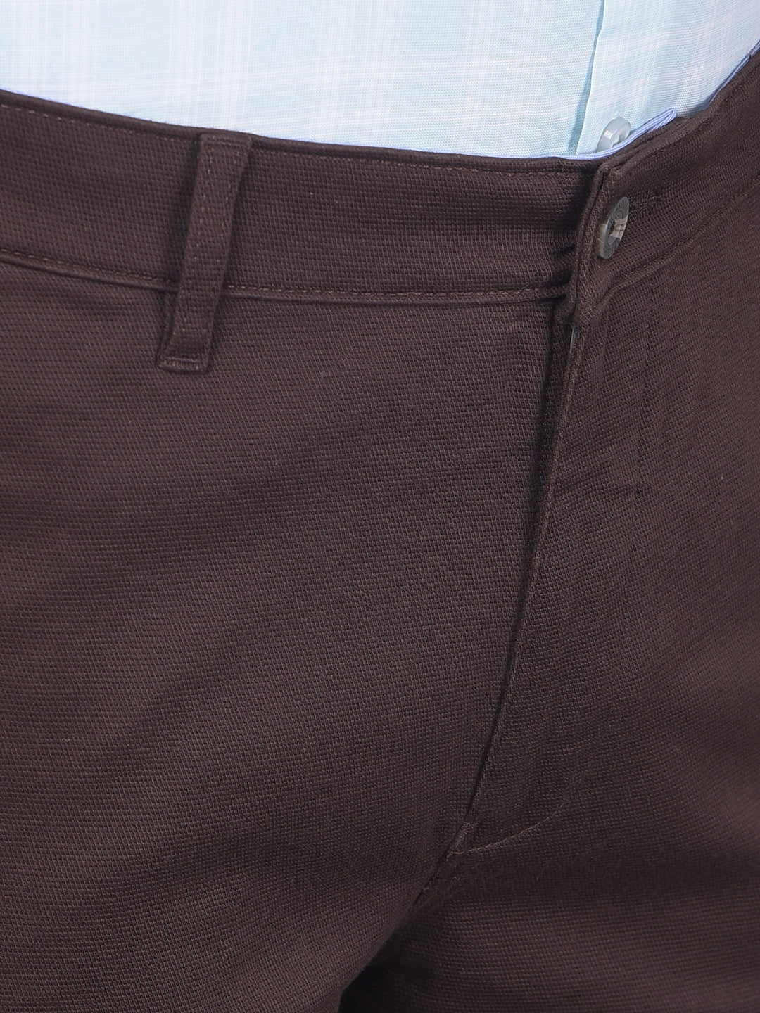 Brown Trousers-Men Trousers-Crimsoune Club