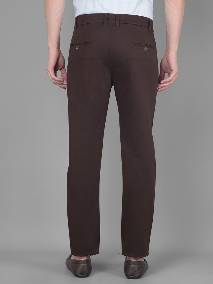 Brown Trousers-Men Trousers-Crimsoune Club