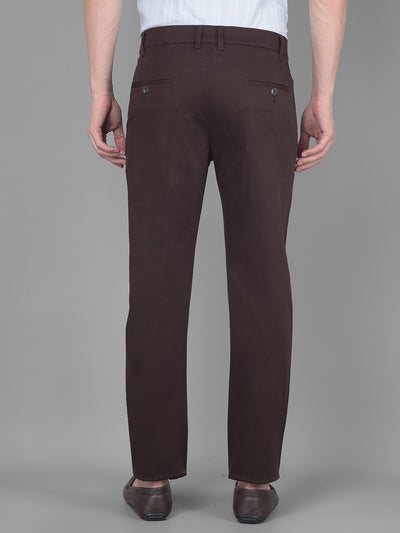 Brown Trousers-Men Trousers-Crimsoune Club