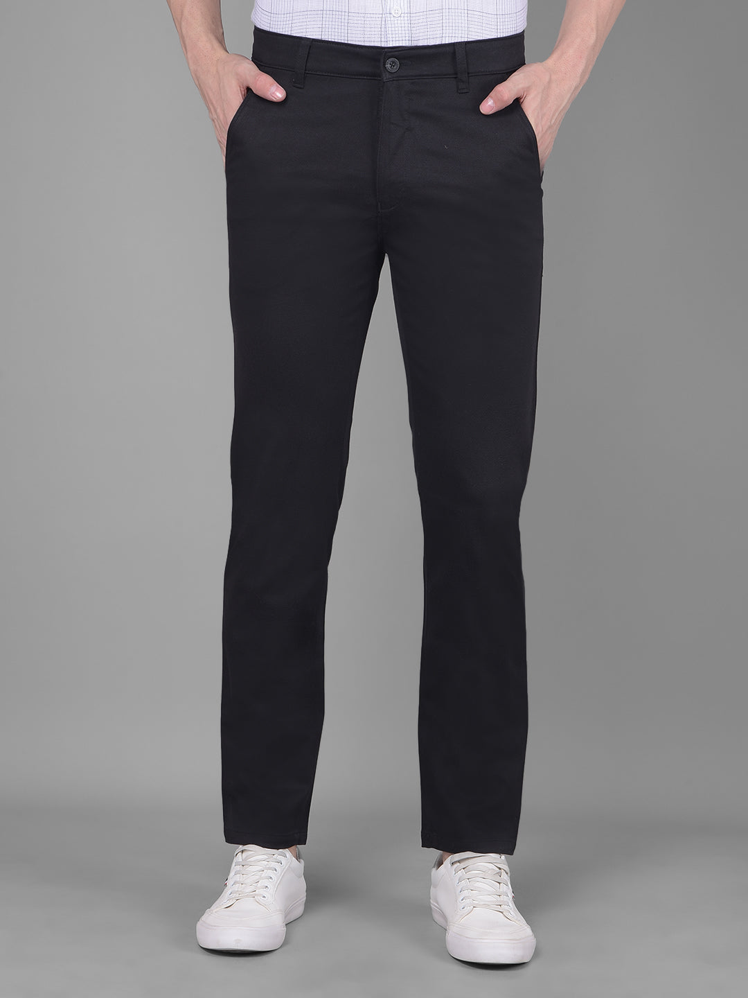 Black Trousers-Men Trousers-Crimsoune Club