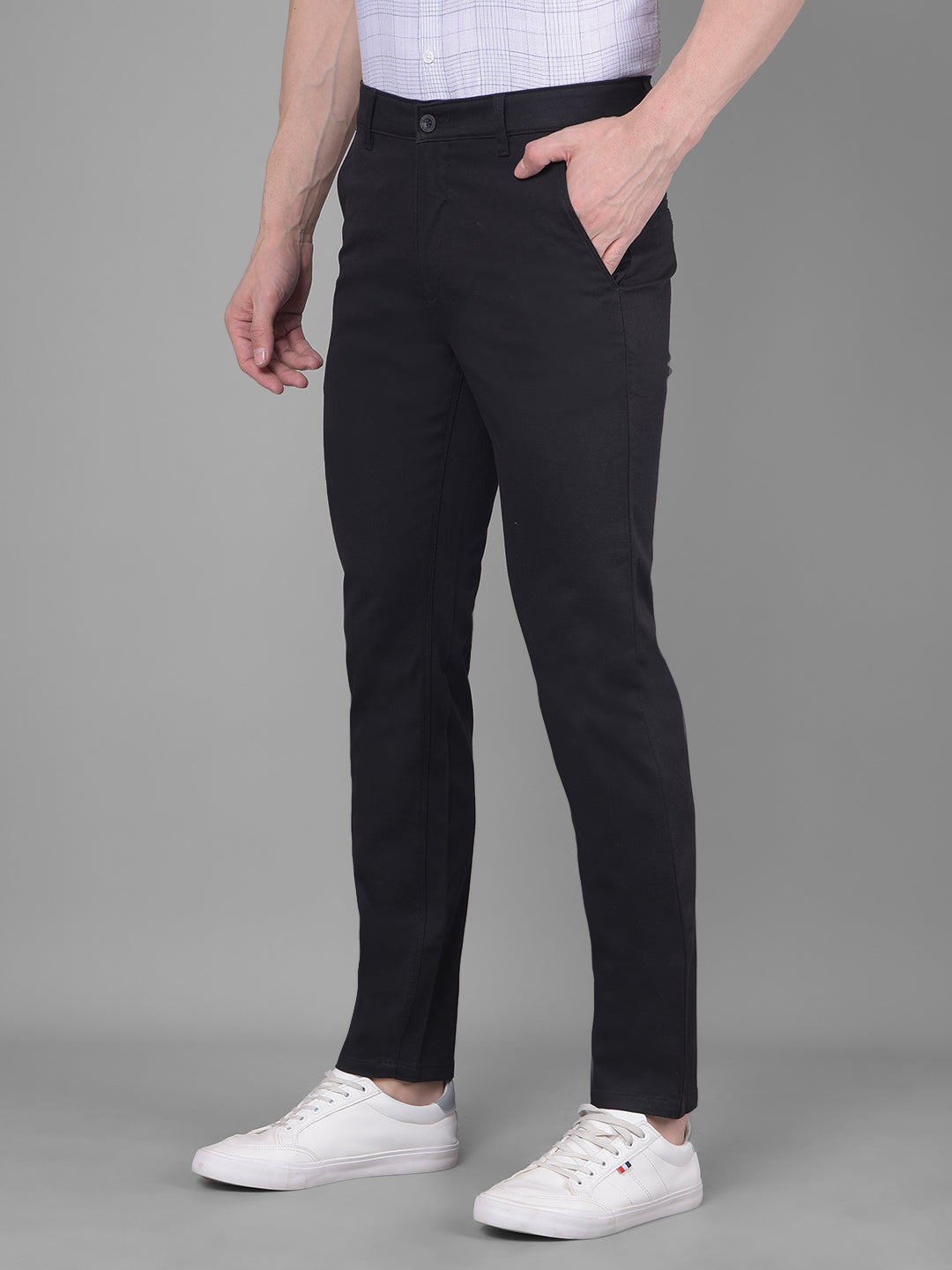 Black Trousers-Men Trousers-Crimsoune Club