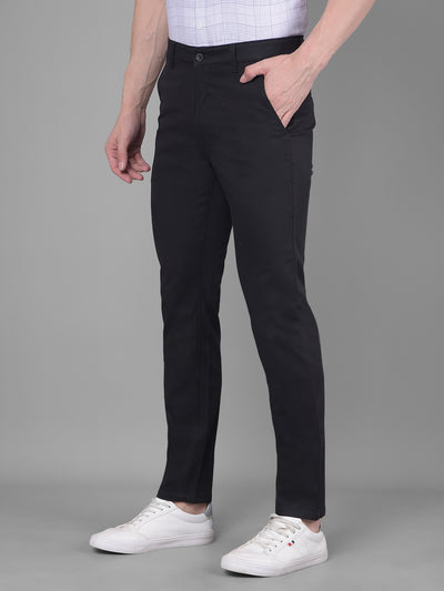 Black Trousers-Men Trousers-Crimsoune Club