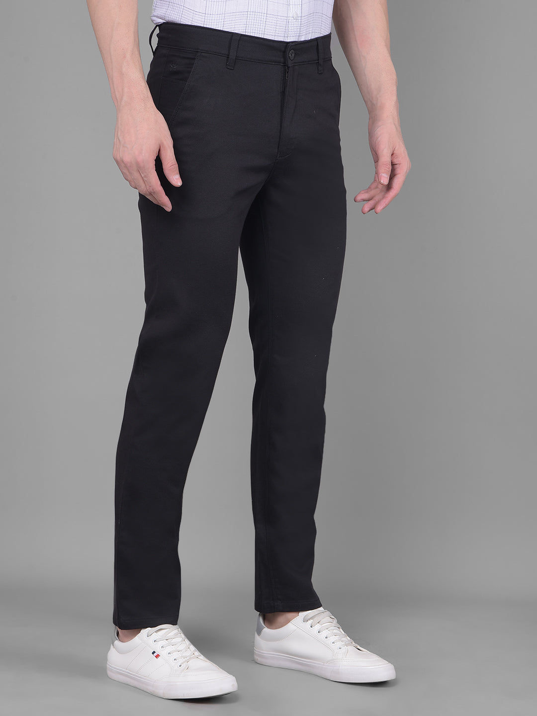 Black Trousers-Men Trousers-Crimsoune Club