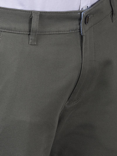 Olive Trousers-Men Trousers-Crimsoune Club