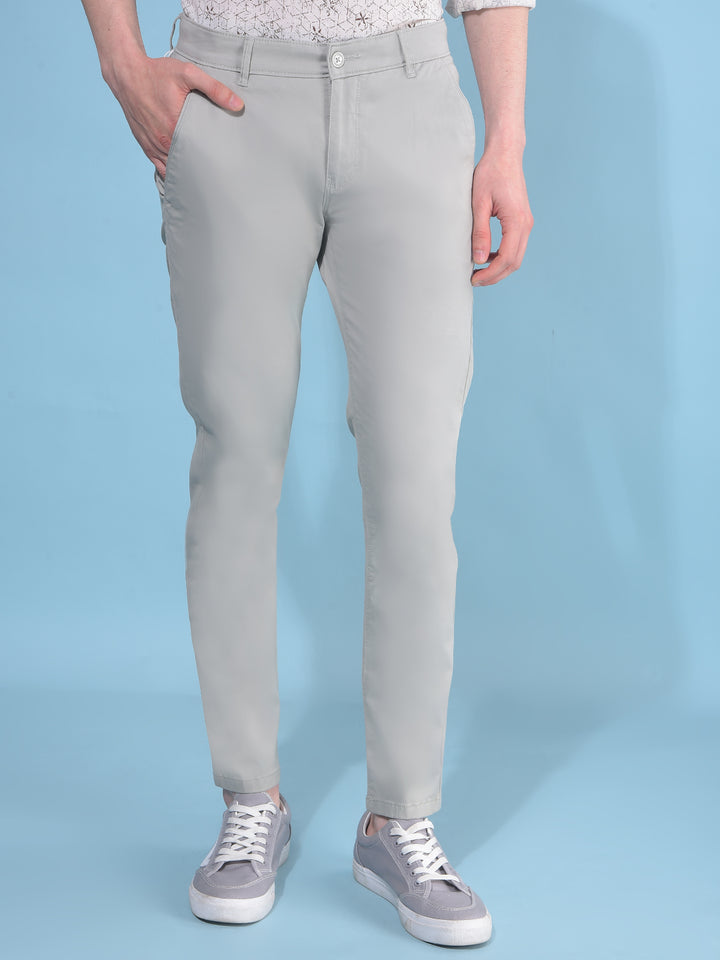Green Cotton Trousers-Men Trousers-Crimsoune Club