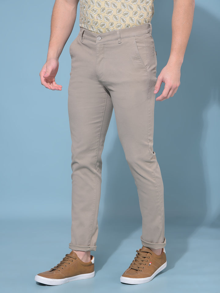 Grey Stretchable Trousers-Men Trousers-Crimsoune Club
