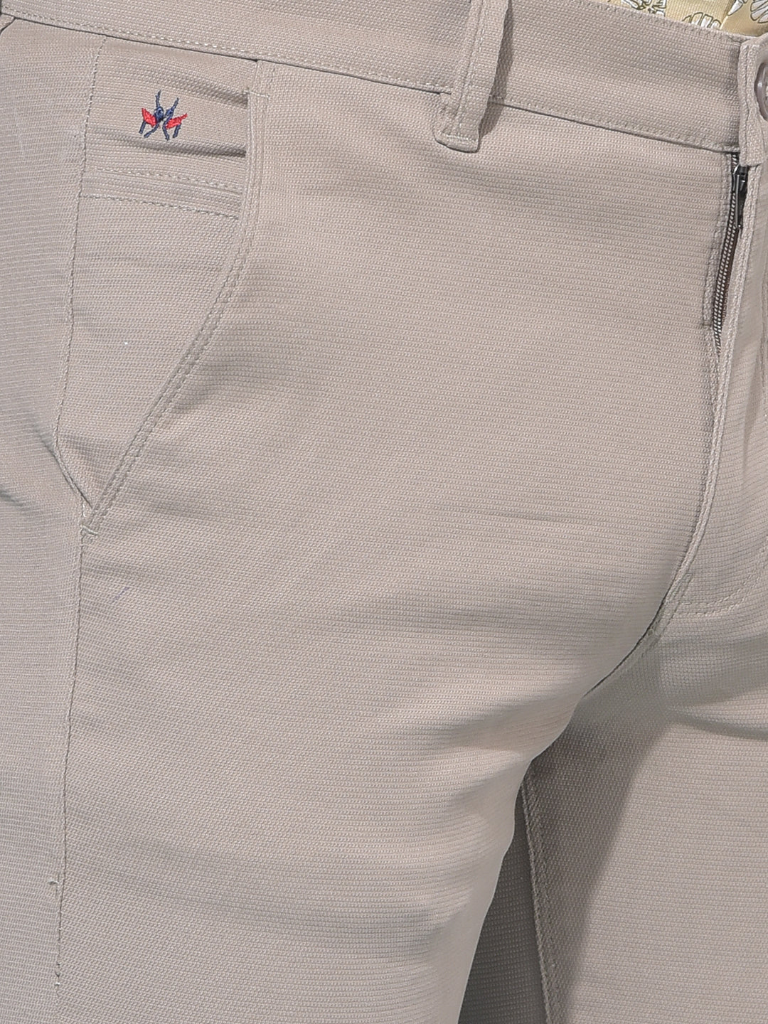 Grey Stretchable Trousers-Men Trousers-Crimsoune Club