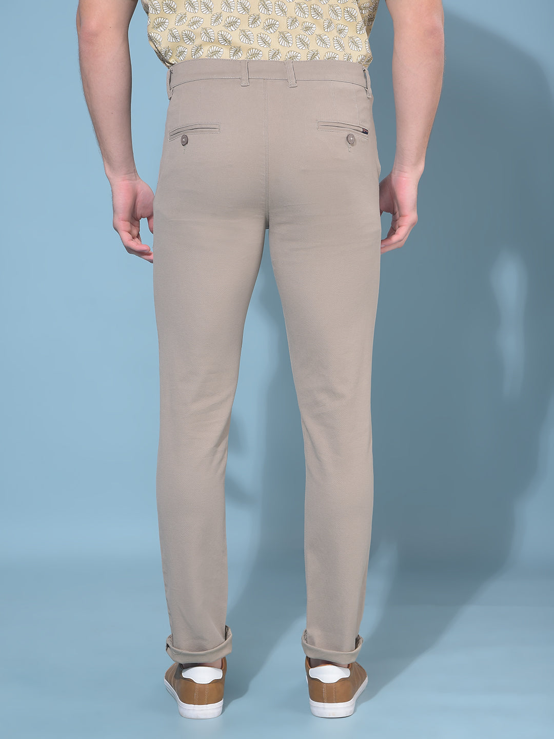 Grey Stretchable Trousers-Men Trousers-Crimsoune Club
