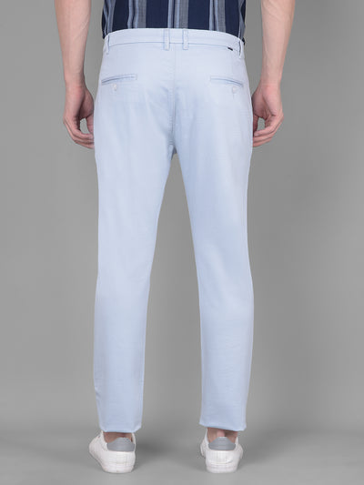 Light Blue Trousers-Men Trousers-Crimsoune Club